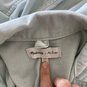 Madewell x As Ever ice blue jumpsuit